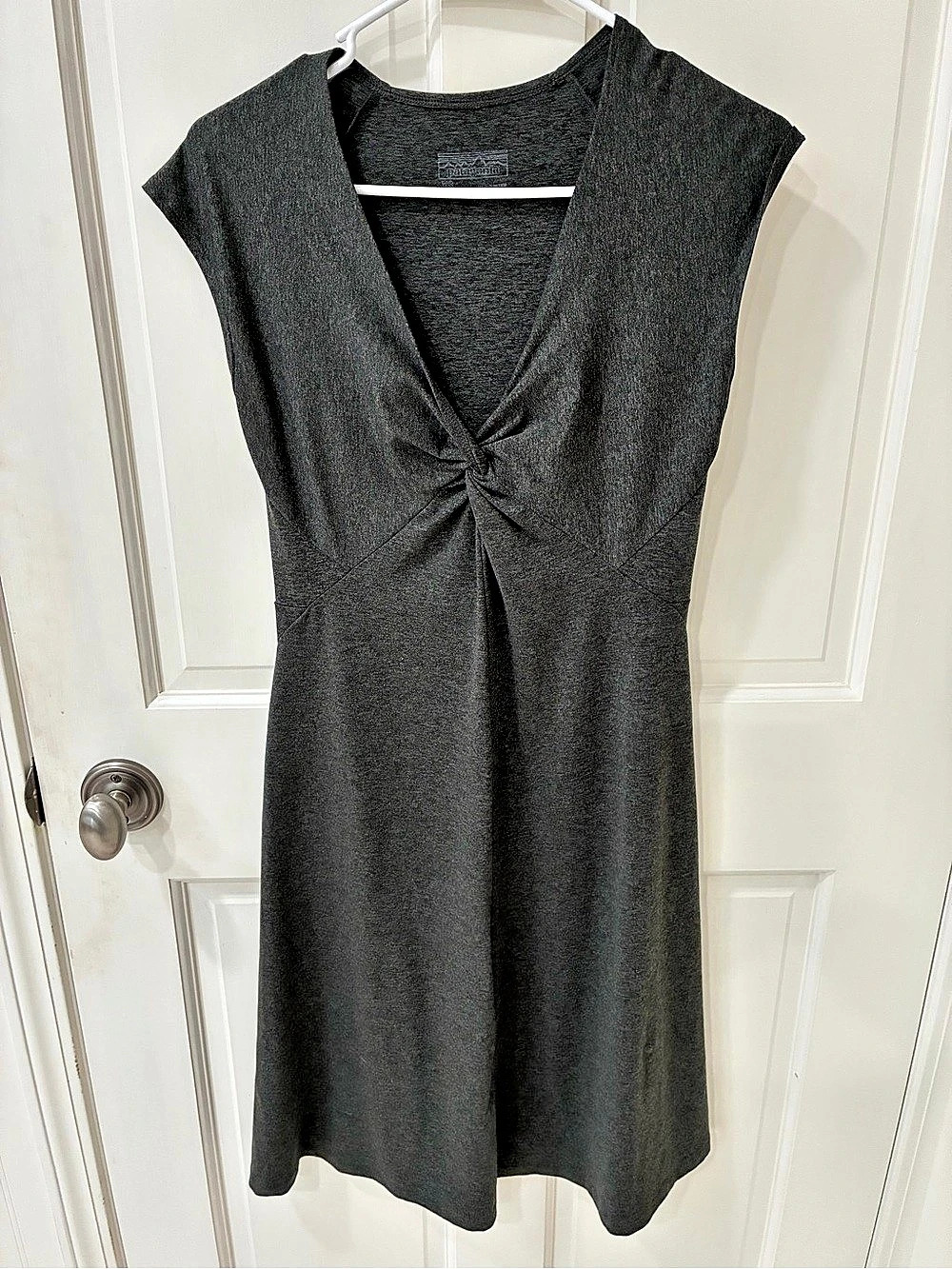 Patagonia Seabrook Twist Dress Gray XS